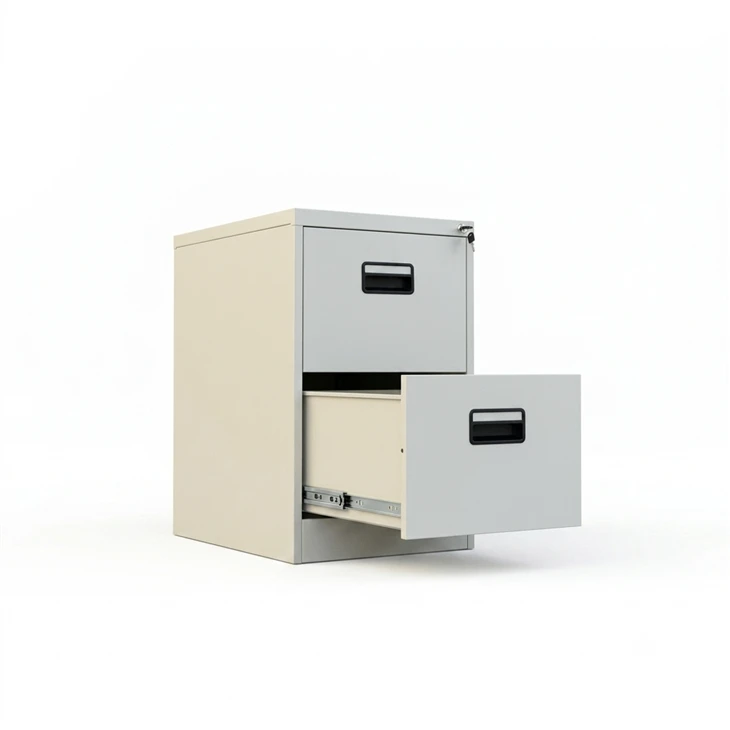 2-drawer vertical filing cabinet